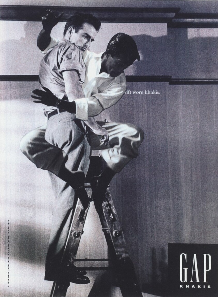 Sammy Davis Jr. Caressing Montgomery Clift on a Ladder Proof #1