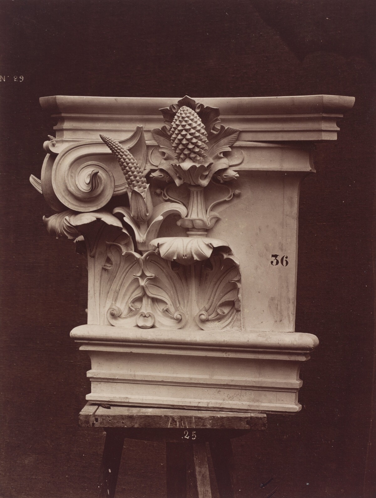 Ornamental Sculpture from the Paris Opera House (Column Detail)