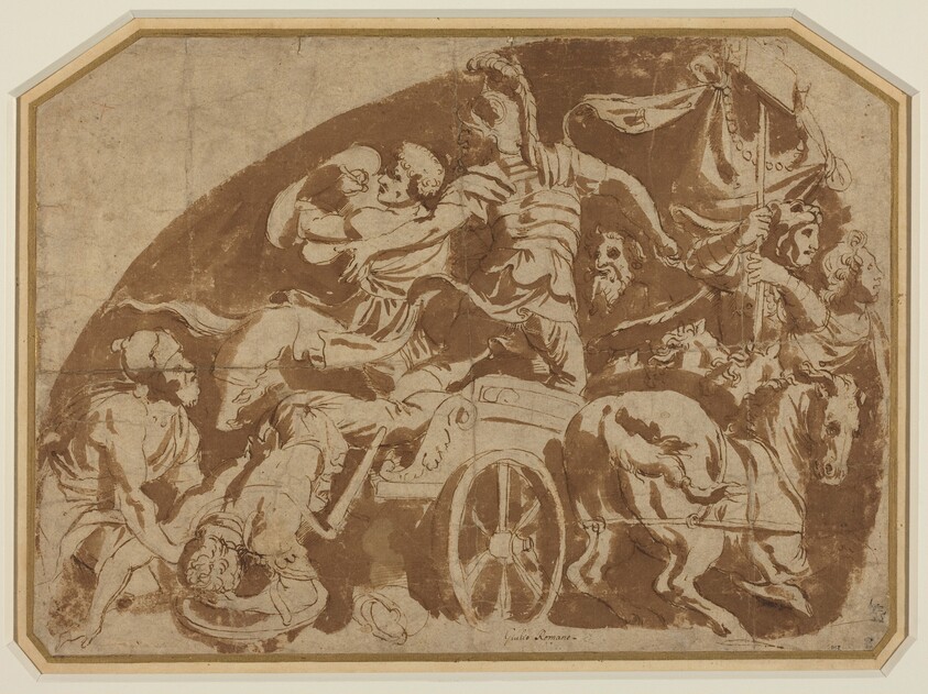 Flight of Meriones, with Dead Coeranos Being Dragged from the Chariot
