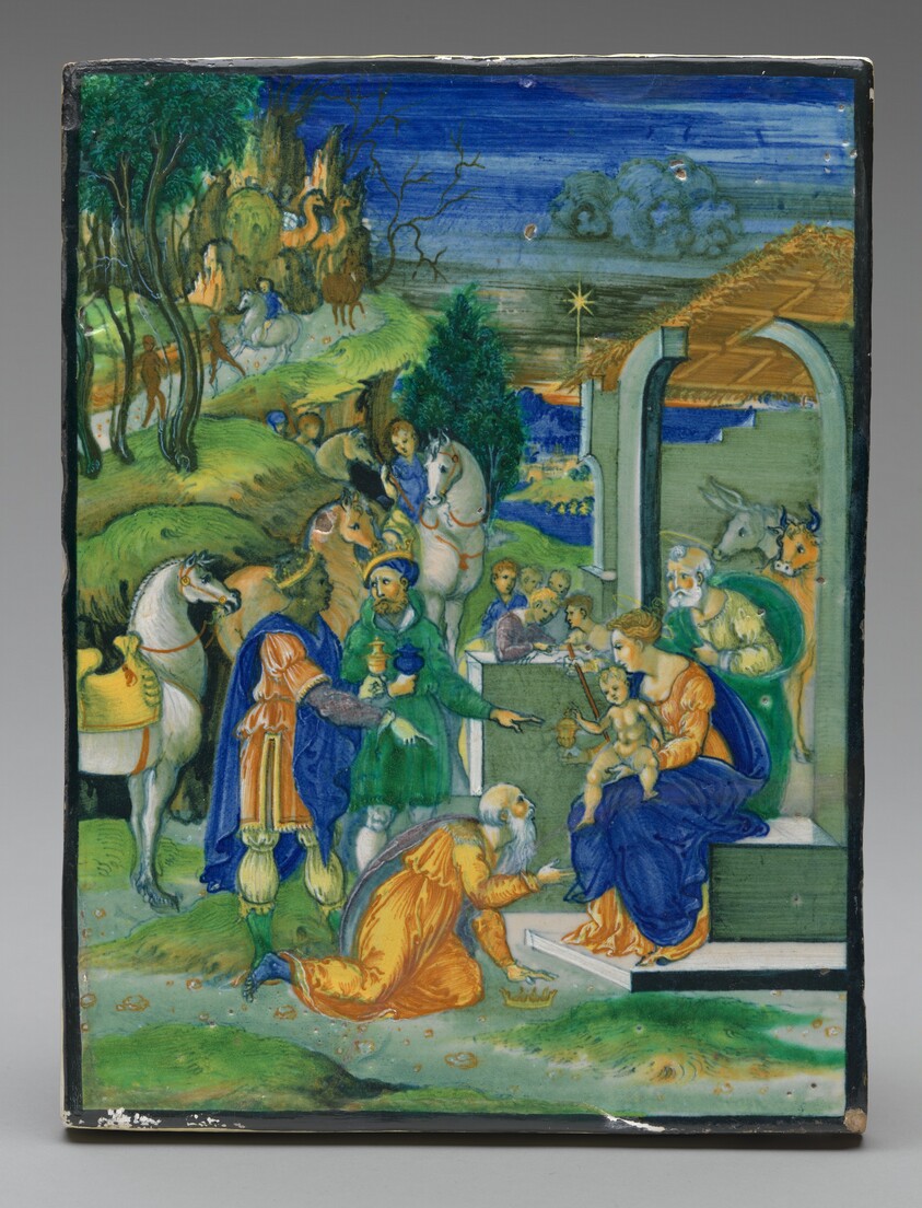 Panel with the Adoration of the Magi