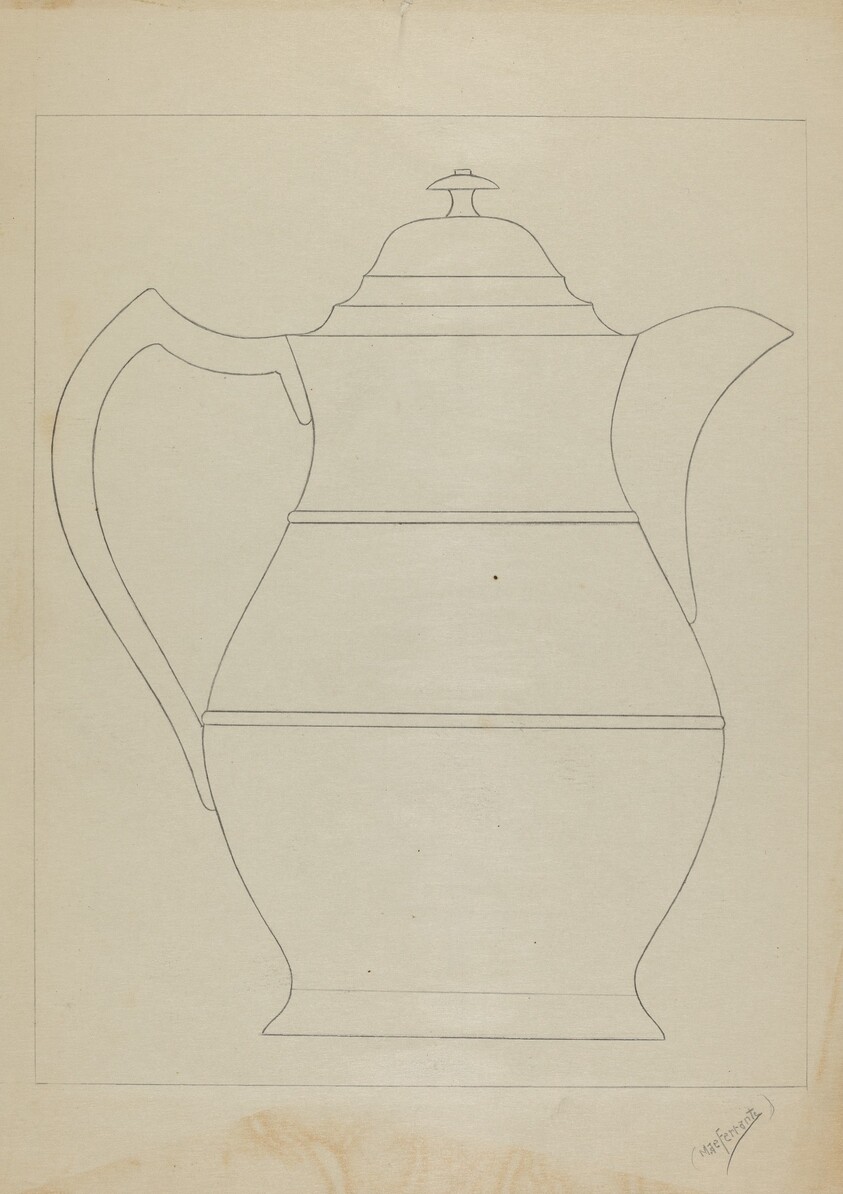 Covered Water Pitcher