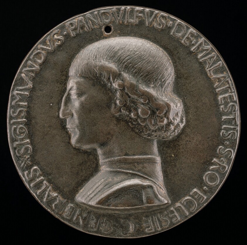 Sigismondo Pandolfo Malatesta, 1417-1468, Lord of Rimini and Fano [obverse]