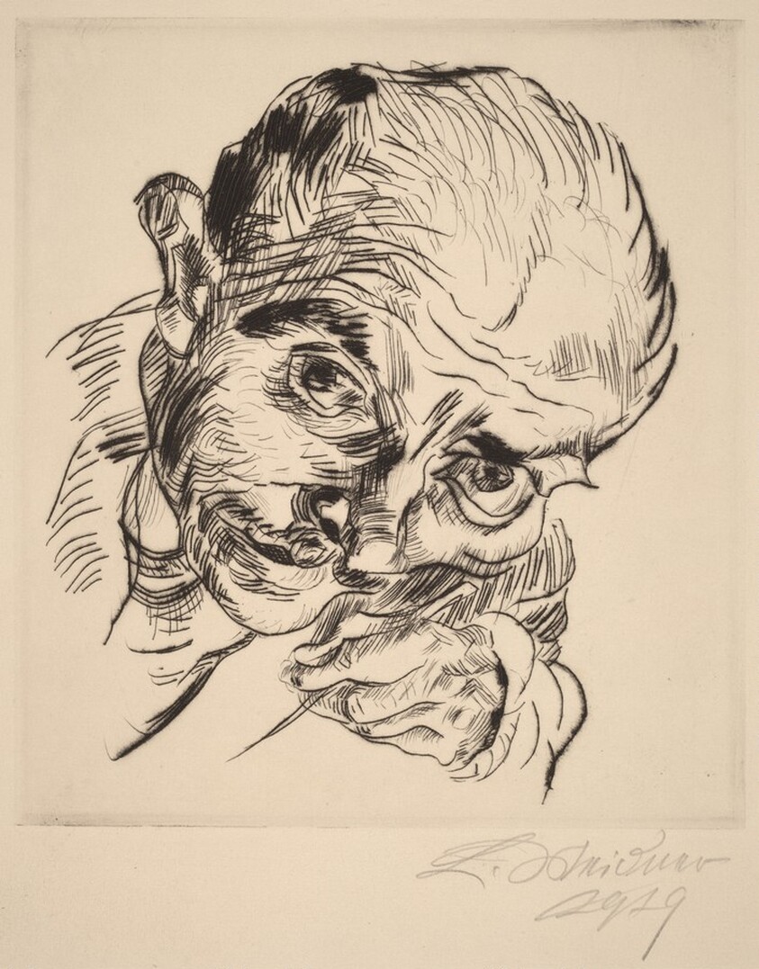 Self-Portrait with an Etching Needle