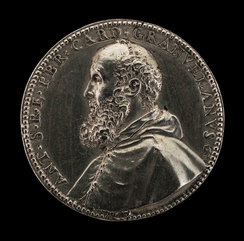Antoine Perrenot, Cardinal Granvelle, 1517-1586, Bishop of Arras 1540, Cardinal 1561 [obverse]