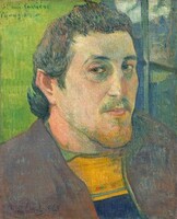 Self-Portrait Dedicated to Carrière, Paul Gauguin, 1888 or 1889