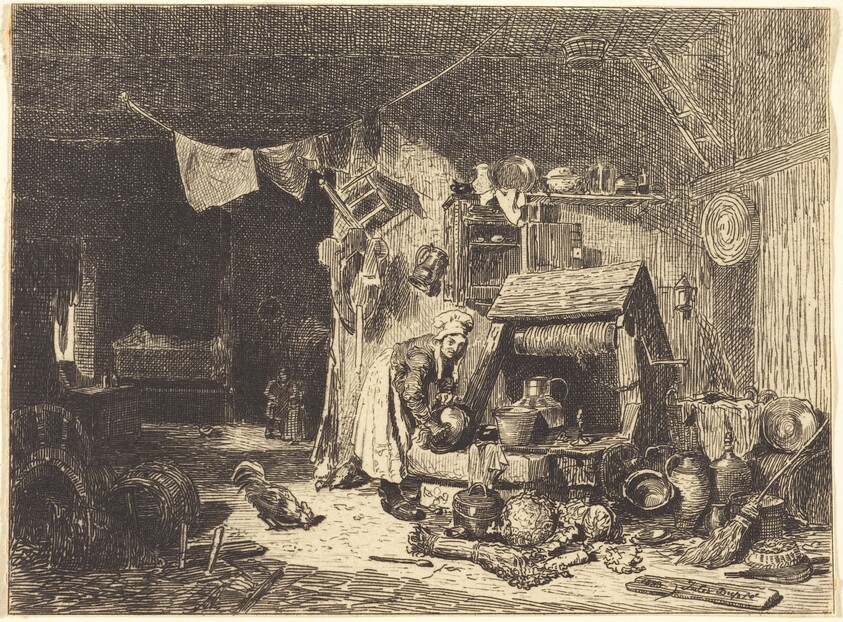 Interior of a Farmhouse