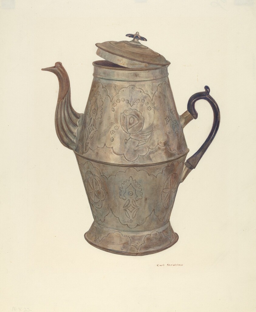 Tin Coffee Pot
