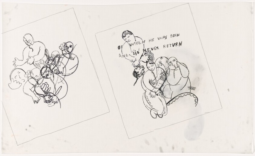 Drawing for "Surprising Novel: Chapter One" and "Surprising Novel: Chapter Five"