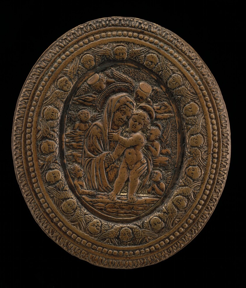 The Virgin and Child with Six Angels