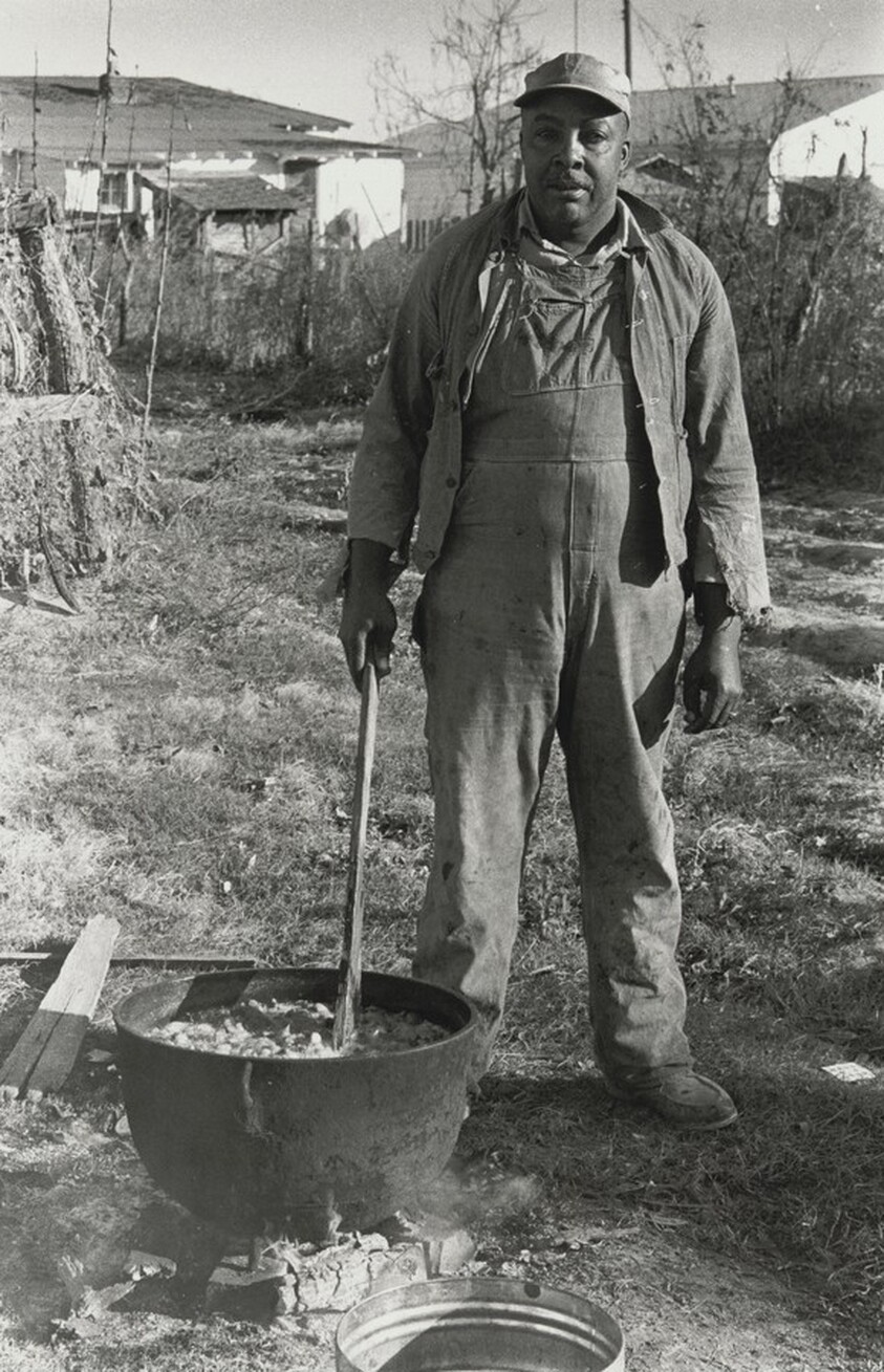 Perry "Pap" Hamer Cooking Cracklins