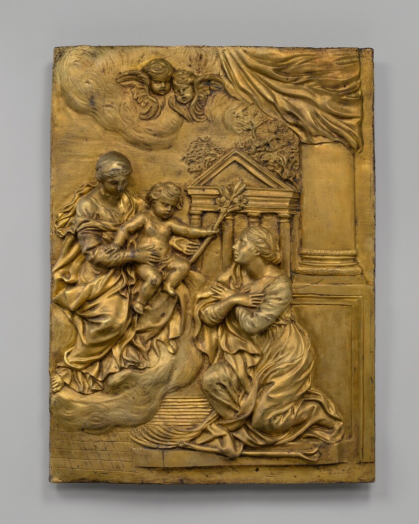 The Virgin and Child Appearing to Saint Martina