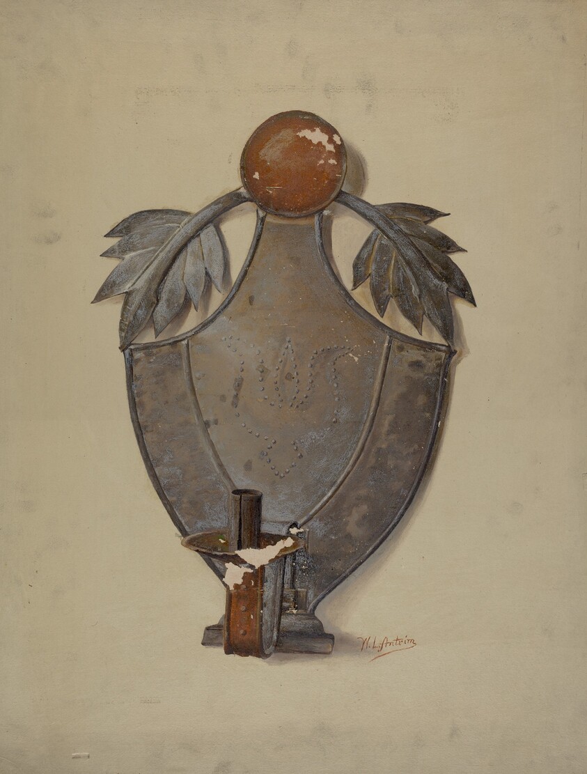 Pa. German Tin Sconce