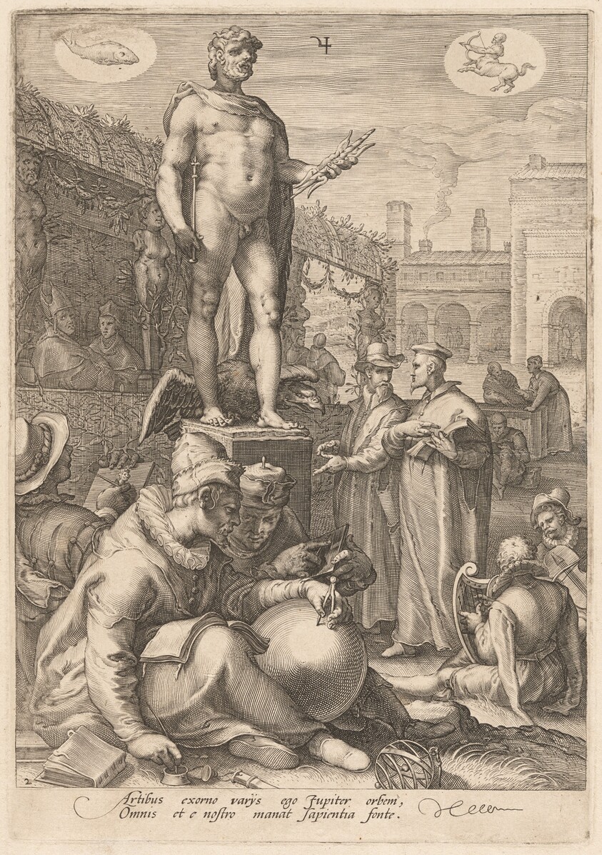 Jupiter Presiding Over the Liberal Arts
