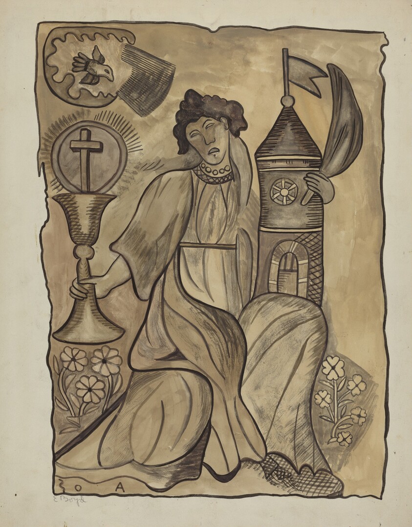 Wall Hanging of Santa Barbara