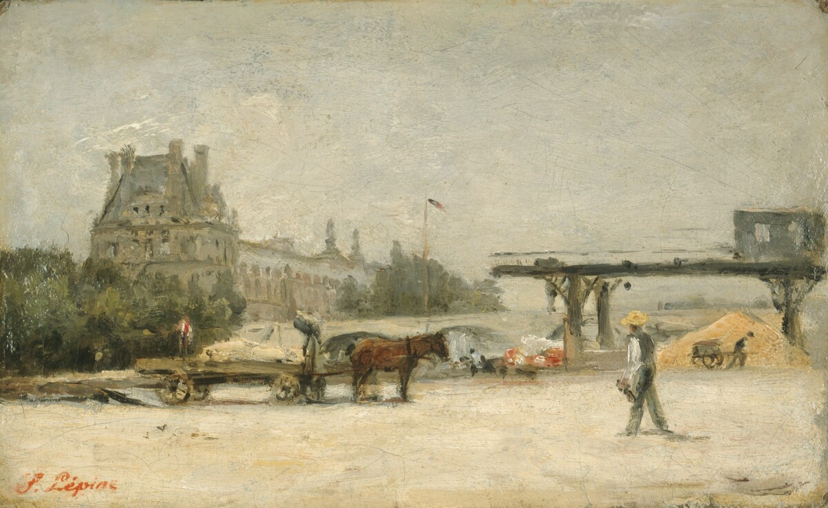 View of the Louvre