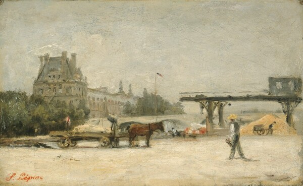 View of the Louvre