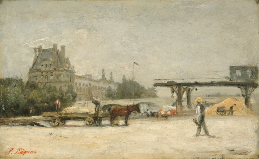 View of the Louvre