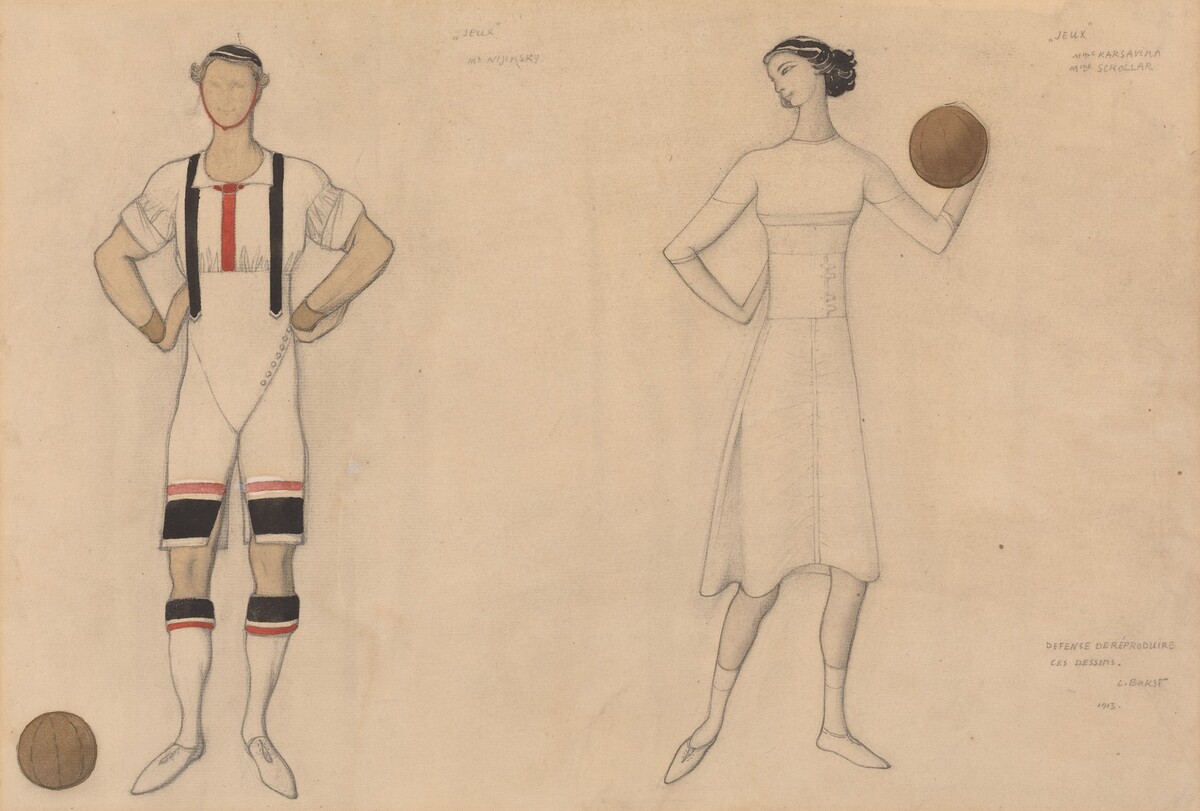 Costume Study for "Jeux"