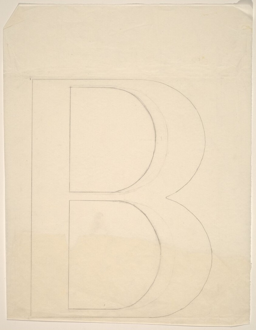 Sketch for "Building - Blocks for a Doorway" (B)