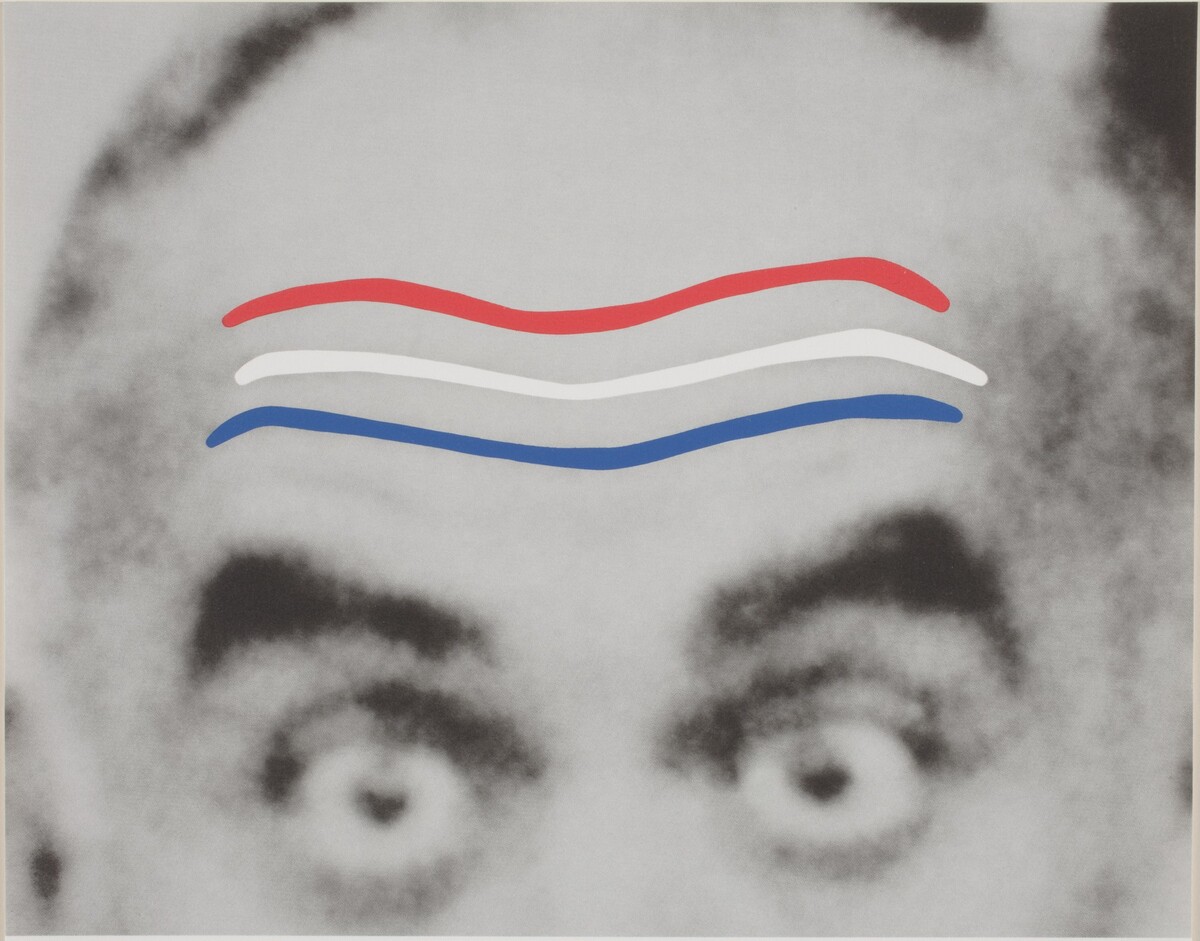 Raised Eyebrows / Furrowed Foreheads (Red, White and Blue) from Artists for Obama