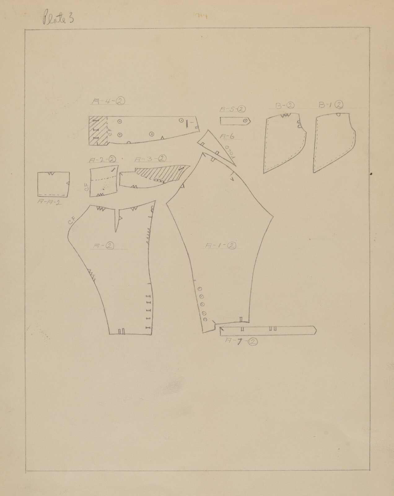 Pattern for Man's Suit, Henry De Wolfe, c. 1938
