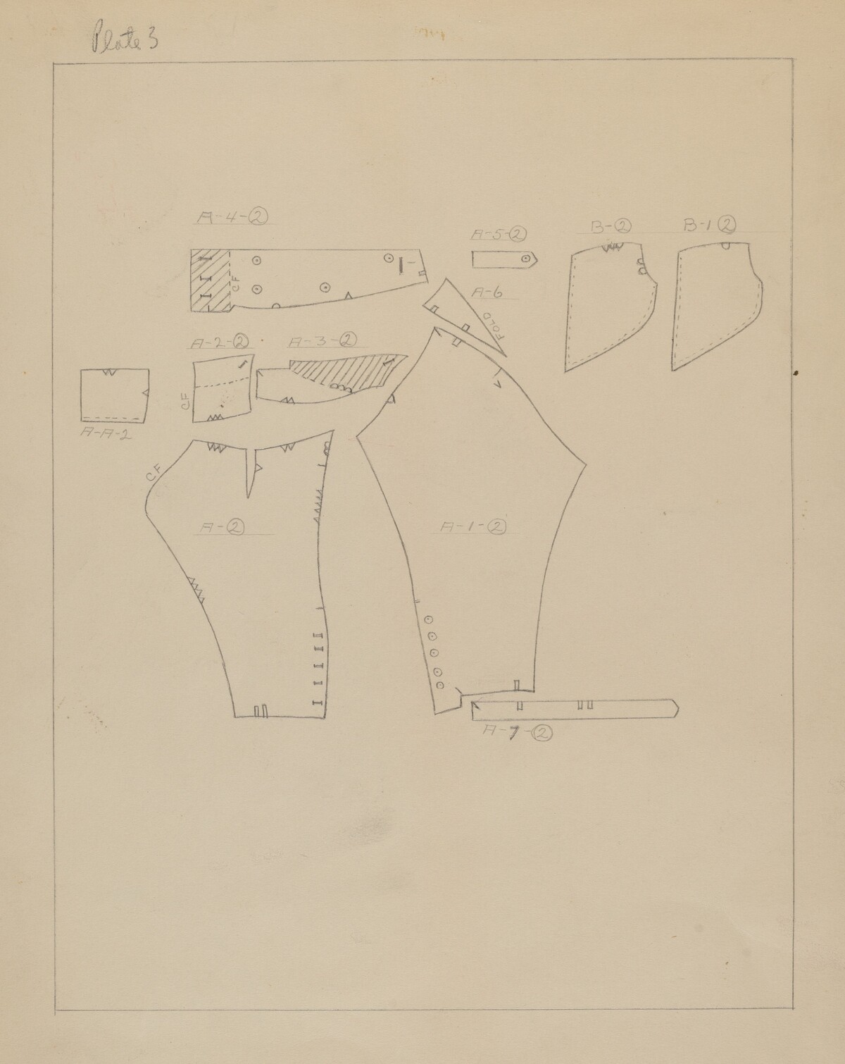Pattern for Man's Suit