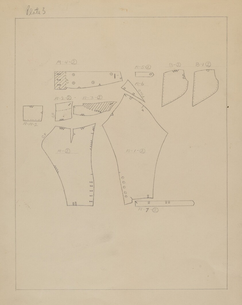 Pattern for Man's Suit
