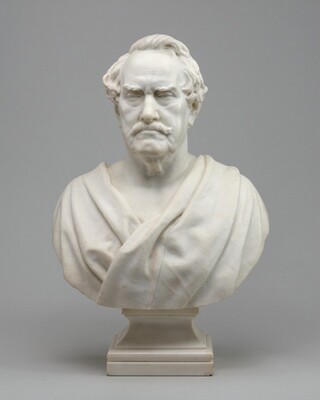 William Wilson Corcoran, John Quincy Adams Ward, model 1882, carved 1883