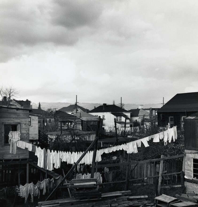 Laundry (View from Joanne’s Side Window) West Oakland, California