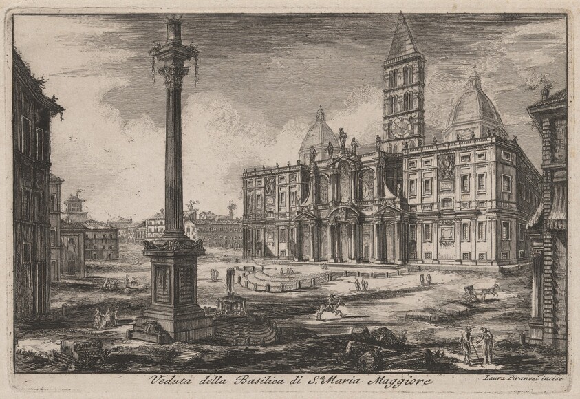 Veduta della Basilica di Santa Maria Maggiore (View of the Basilica of Santa Maria Maggiore)