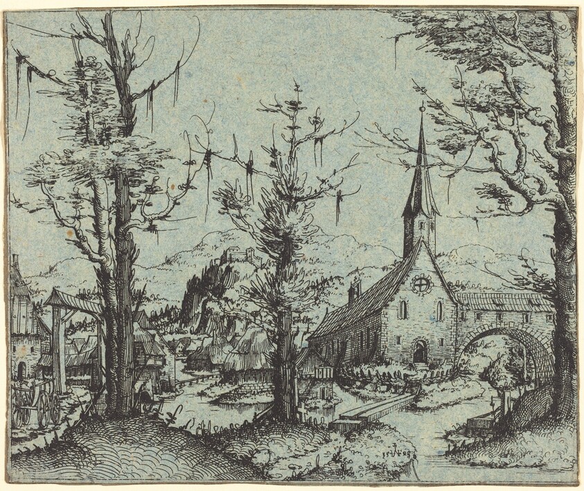 Landscape with a Village Church