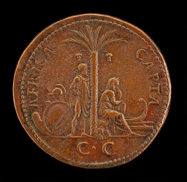 Standing Captive and Africa Mourning [reverse]