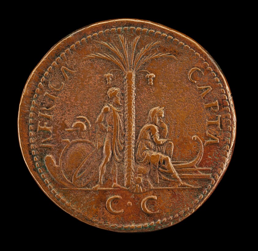 Standing Captive and Africa Mourning [reverse]