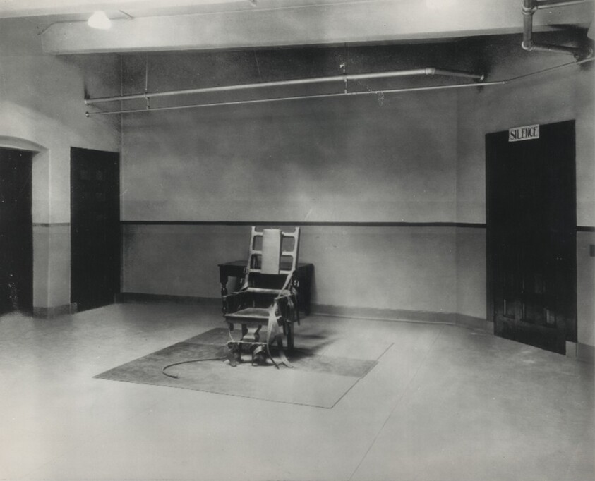 Electric Chair and Execution Chamber, Sing Sing Prison
