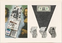 Cervix Dollar Bill, Ray Johnson, 1970