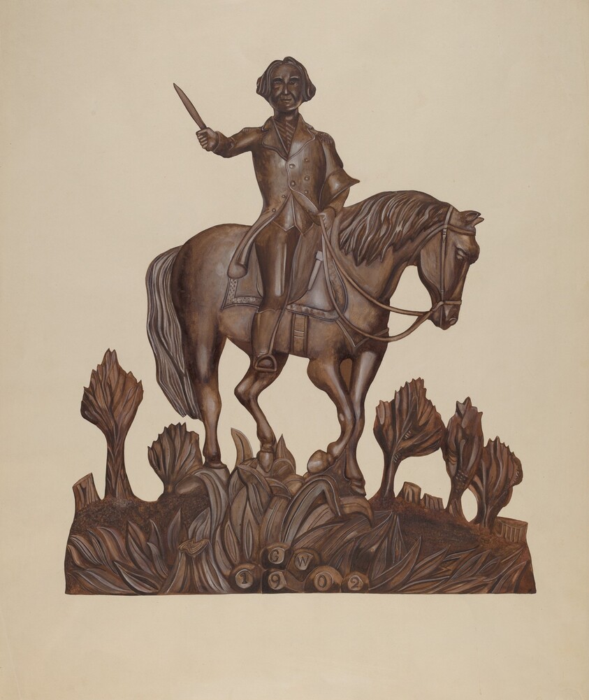 George Washington on Horseback