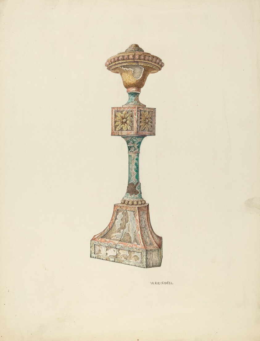 Ceremonial Candlestick (Ecclesiastical Furniture)