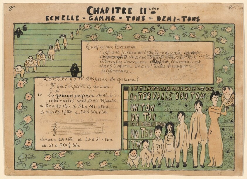 Study for "Gamme majeure" (Major Scale)