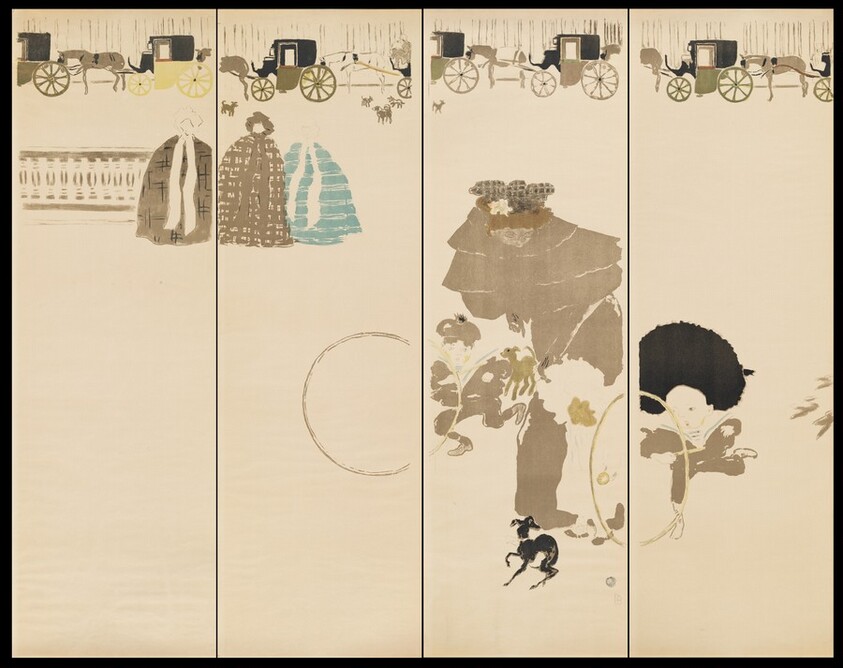 Promenade des Nourrices, Frise des Fiacres