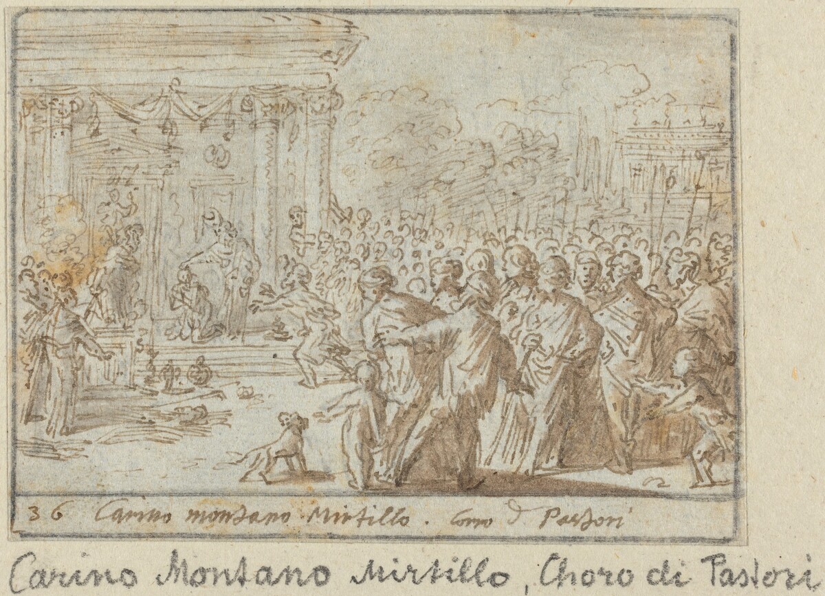 Chorus of Shepherds: Carino, Montano and Mirtillo