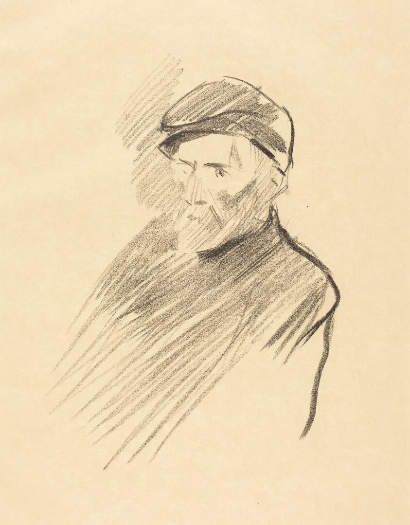 Portrait de Renoir (1ère planche) (Portrait of Renoir) (first plate)
