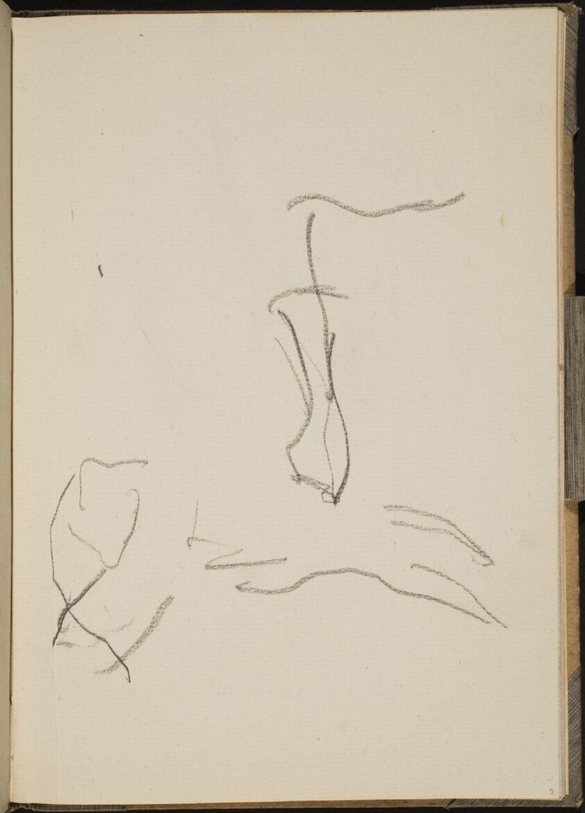 Begonnene Tierstudie (Unfinished Animal Study) [p. 5]