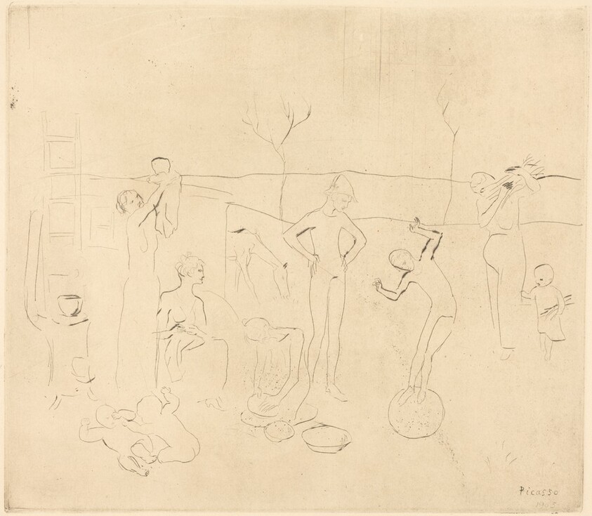 The Acrobats (Les saltimbanques)