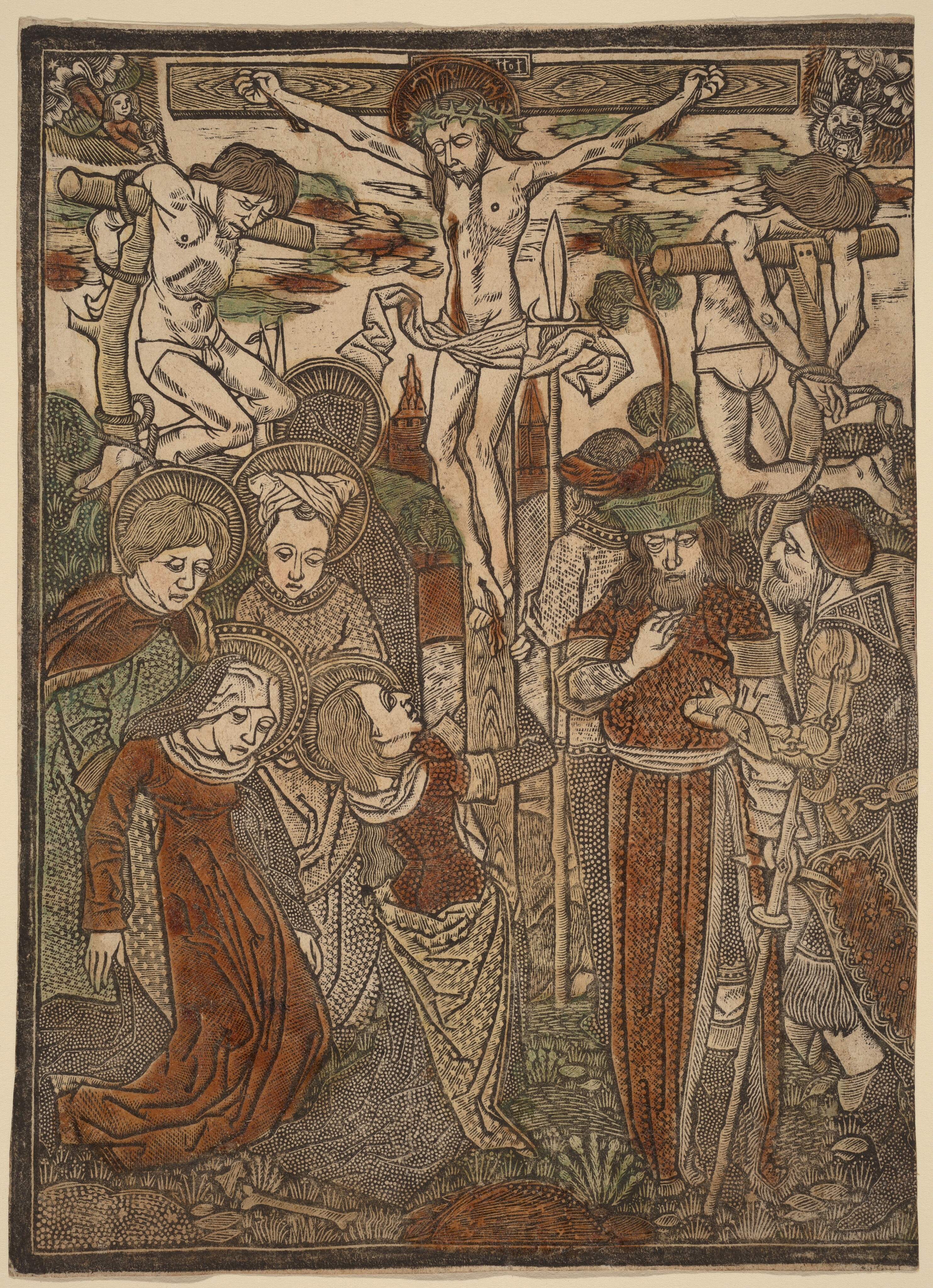 The Crucifixion by Netherlandish 15th Century