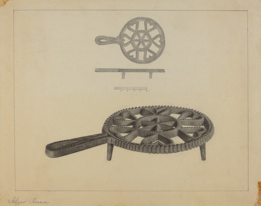 Pa. German Flat-iron Stand