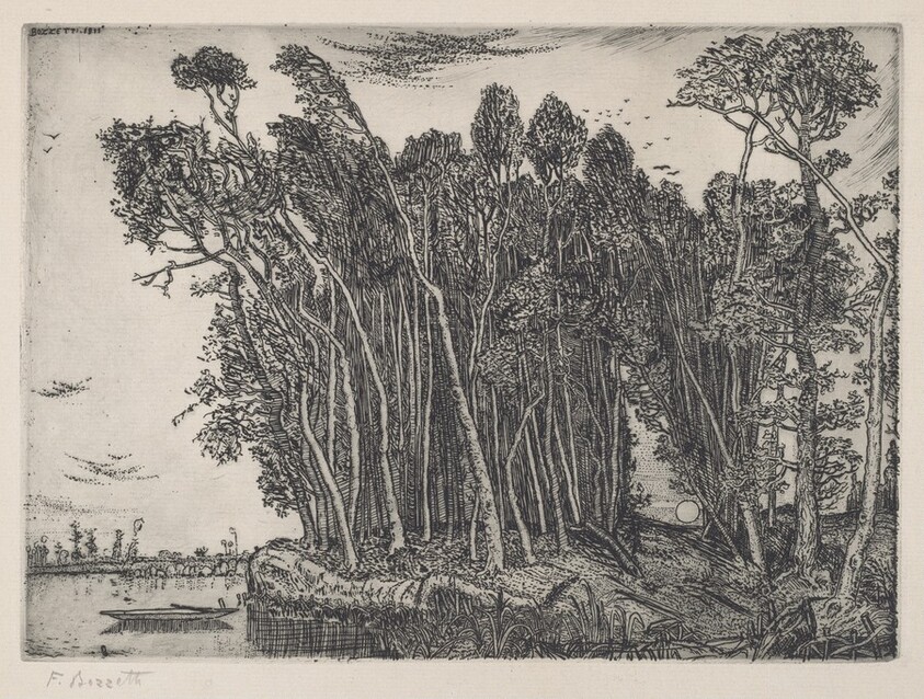 Woods on the Bank of a River (Il Bosco in riva al fiume)