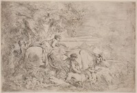 Shepherds Following Their Flock, Giovanni Benedetto Castiglione, c. 1655