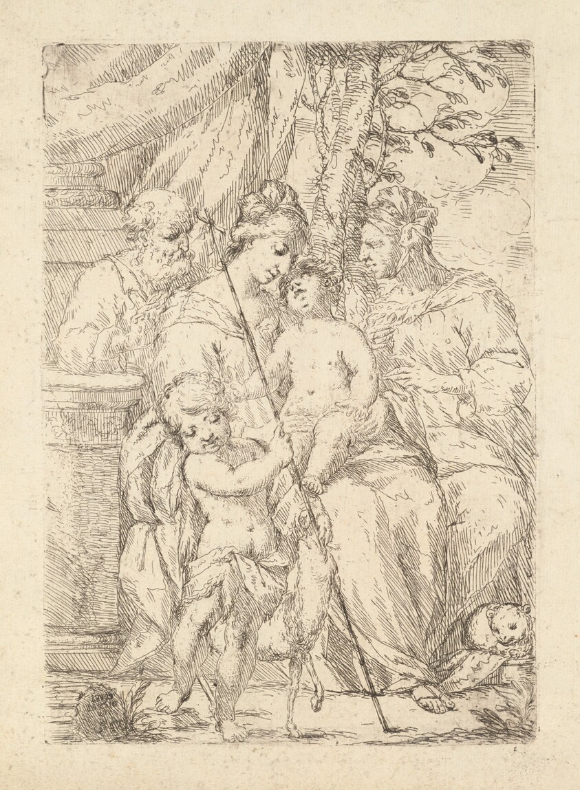 Holy Family with Saint Elizabeth