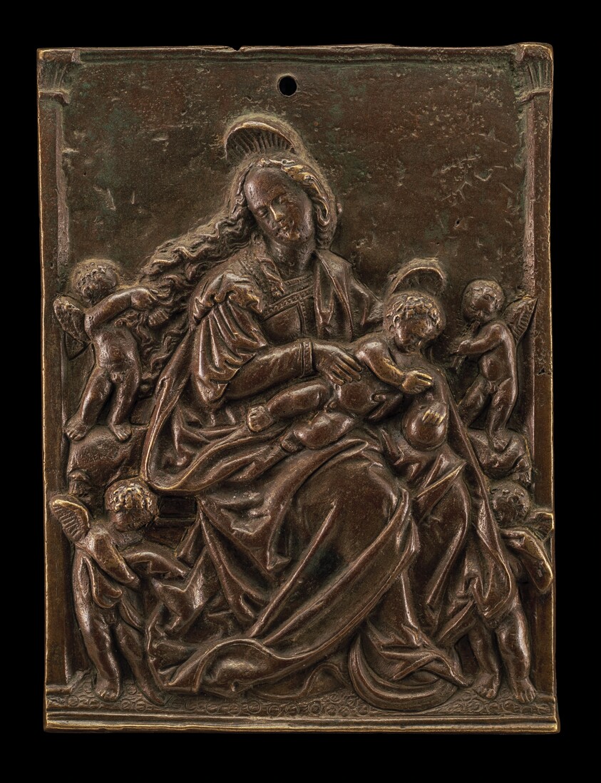 The Virgin & Child with Four Angels