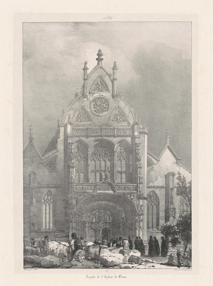Façade de l'Église de Brou (Facade of the Church at Brou)